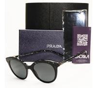 Prada Black Marble Sunglasses Lightning Womens Fashion PR02YS SPR 02Y 03Y-5S0