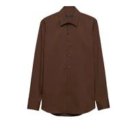 Prada classic-collar cotton shirt - Brown 38-39-40-41-42-43