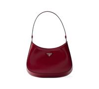 Prada Cleo brushed leather shoulder bag - Red OS