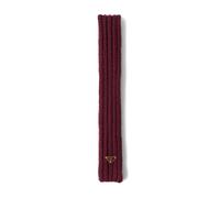 Prada enameled metal rib knit scarf - Red One Size