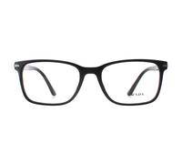 Prada Eyeglasses PR14WV 1AB1O1 Black Men