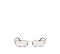 Prada Eyewear 0PR D51S geometric-frame sunglasses - Gold OS
