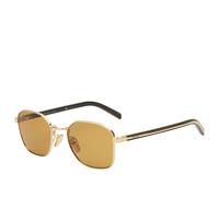 Prada Eyewear Men's C50S Sunglasses Gold/Dark Honey
