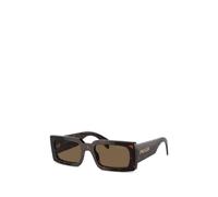 Prada Eyewear rectangle-frame sunglasses - Brown 52
