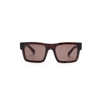 Prada Eyewear rectangle-frame sunglasses - Brown 52