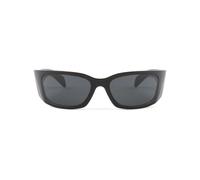 Prada Eyewear Symbole wraparound-frame sunglasses - Black One Size