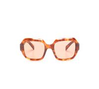 Prada Eyewear tortoiseshell oversized-frame tinted sunglasses - Brown 53