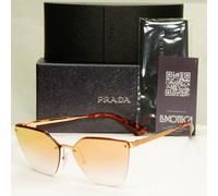 Prada Gold Cinema Mirror Sunglasses Gradient Pink Catwalk PR68TS SPR 68T SVF-AD2
