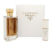 Prada La Femme Gift Set 100ml Eau de Parfum + 8ml Refillable Travel Spray