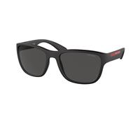 Prada Linea Rossa Man Prada Linea Rossa PS 01US ACTIVE DG05S0 Sunglasses Nylon Black Grey Pillow Normal