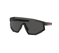 Prada Linea Rossa Sunglasses PS 04WS DG006F Black Rubber Dark gray Man