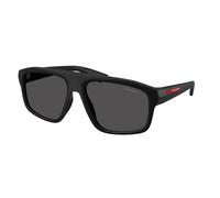 Prada Linea Rossa Man Sunglass PS B02S - Frame color: Matte Black, Lens color: Dark Grey