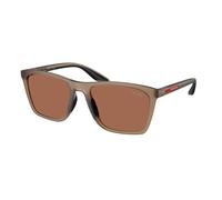 Prada Linea Rossa Man Prada Linea Rossa PS B08S 29F50A Sunglasses Injected Brown Pillow Normal