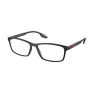 Prada Linea Rossa Man PS 04MV LIFESTYLE 1BO1O1 Optical frames Nylon Black Transparent Squared Normal