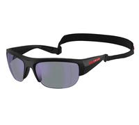Prada Sport Sunglasses PSA01S 1BO10J Matte Black Dark Blue Violet Mirror