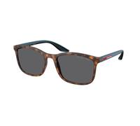 Prada Linea Rossa Man PS A08S U61144 Sunglasses Injected Turtle Grey Pillow Polarized