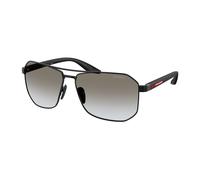 Prada Linea Rossa Man PS A53S 1BO5O0 Sunglasses Metal Black Grey Pilot Normal Shaded