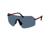 Prada Linea Rossa Man PS B50S 1BO06A Sunglasses Metal Black Blue Geometric Normal