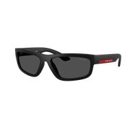 Prada Linea Rossa Man Sunglass PS 05ZS - Frame color: Black Rubbered, Lens color: Dark Grey