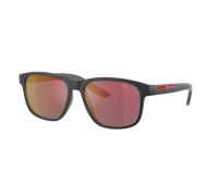 Prada Linea Rossa Man Sunglass PS 06YS - Frame color: Grey Rubber, Lens color: Dark Grey Mirror Red