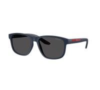 Prada Linea Rossa Man Sunglass PS 06YS - Frame color: Rubber Blue, Lens color: Dark Grey