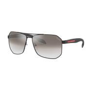 Prada Linea Rossa Man Sunglass PS 51VS - Frame color: Matte Black, Lens color: Gradient Grey Mirror Silver