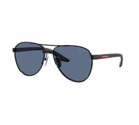 Prada Linea Rossa Man Sunglass PS 51YS - Frame color: Matte Black, Lens color: Dark Blue