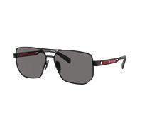 Prada Linea Rossa Man Sunglass PS 51ZS - Frame color: Matte Black, Lens color: Dark Grey Polar