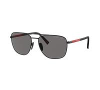 Prada Linea Rossa Man Sunglass PS 54ZS - Frame color: Matte Black, Lens color: Dark Grey Polarized