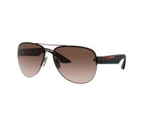 Prada Linea Rossa Man Sunglass PS 55YS - Frame color: Gunmetal, Lens color: Brown Gradient