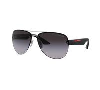 Prada Linea Rossa Man Sunglass PS 55YS - Frame color: Silver, Lens color: Gradient Grey
