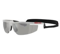Prada Linea Rossa Man Sunglass PS A02S - Frame color: Grey, Lens color: Light Grey Mirror Silver