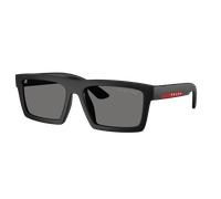 Prada Linea Rossa Man Sunglass PS A07S - Frame color: Matte Black, Lens color: Dark Grey Polarized