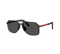 Prada Linea Rossa Man Sunglass PS B51S - Frame color: Matte Black, Lens color: Dark Grey