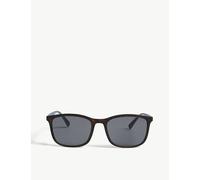 Prada Linea Rossa Prada Linea Rossa Ps01T Square-Frame Havana Sunglasses Brown