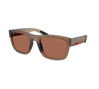 Prada Linea Rossa PS 01ZS 29F50A Men's Sunglasses Brown Size 56