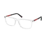 Prada Linea Rossa PS 03QV 2AZ1O1 Man Optical frames Injected Transparent Squared Normal