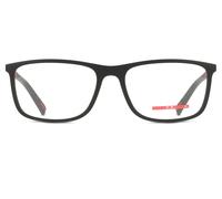 Prada Linea Rossa PS 03QV DG01O1 Man Optical frames Injected Black Squared Normal