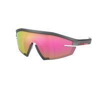 Prada Linea Rossa PS 03ZS 15P20A Man Sunglasses Injected Grey Pink Geometric Normal Multilayer