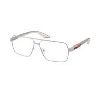 Prada Linea Rossa PS 51TV 18X1O1 Man Optical frames Metal Brown Transparent Squared Normal