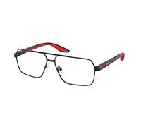 Prada Linea Rossa PS 51TV 1AB1O1 Man Optical frames Metal Black Transparent Squared Normal