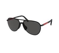 Prada Linea Rossa PS 53ZS 1BO06F Man Sunglasses Metal Black Grey Pilot Normal