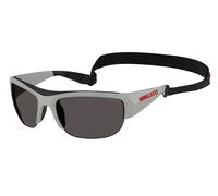 Prada Linea Rossa PS A01S 13Z5S0 Man Sunglasses Injected Grey Grey Pillow Normal