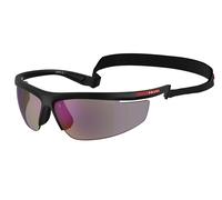Prada Linea Rossa Man Sunglass PS A02S - Frame color: Matte Black, Lens color: Dark Blue Mirror Violet