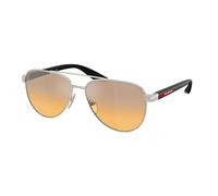 Prada Linea Rossa PS A52S 1BC40Z Men's Sunglasses Silver Size 58