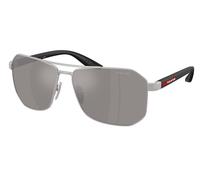 Prada Linea Rossa PS A53S 18X80I Men's Sunglasses Silver Size 62