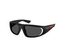 Prada Linea Rossa PS B03S 1BO06F Man Sunglasses Injected Black Grey Geometric Normal