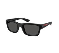 Prada Linea Rossa PS B10S 1BO08Z Man Sunglasses Injected Black Grey Geometric Normal