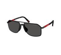 Prada Linea Rossa PS B51S 1BO06F Man Sunglasses Metal Black Grey Pilot Normal