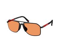 Prada Linea Rossa PS B51S 1BO90U Men's Sunglasses Black Size 56